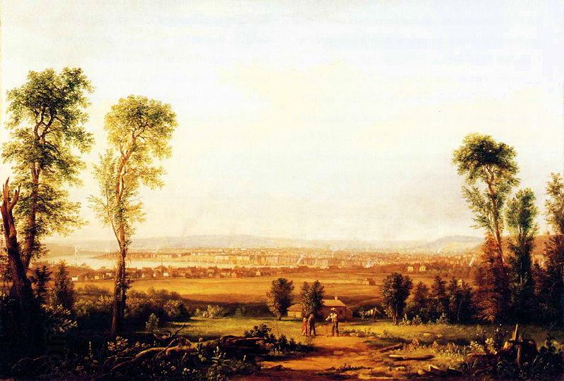 Robert S.Duncanson View of Cincinnati oil painting picture